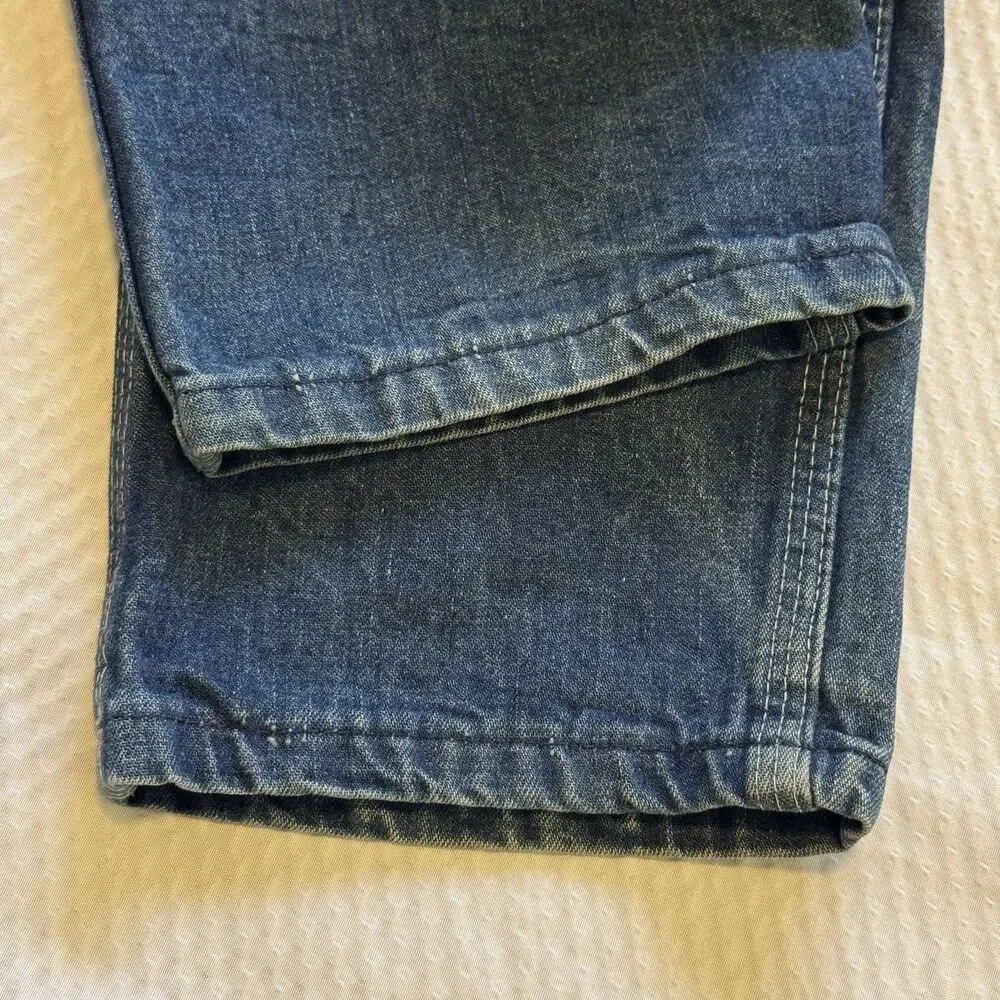 Vintage 80s 90s OshKosh B’gosh Overalls Kids Size 4 USA Union Made USA Denim
